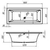 Акриловая ванна Kolpa-san Rapido Basis 200x90