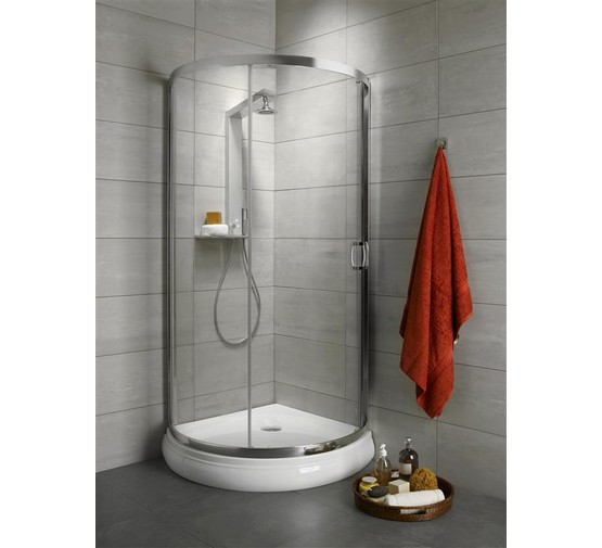 Душевой угол Radaway Premium Plus B90 900х900 хром,фабрик стекло