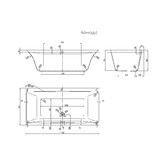 Акриловая ванна Aquatika Armada Standart 180x90 без гидромассажа