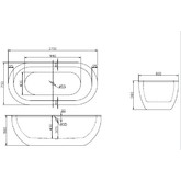 Акриловая ванна BelBagno BB13-1700 170x79