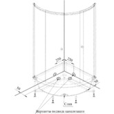 Душевой угол Радомир 900x900 выс.поддон прозр.стекло