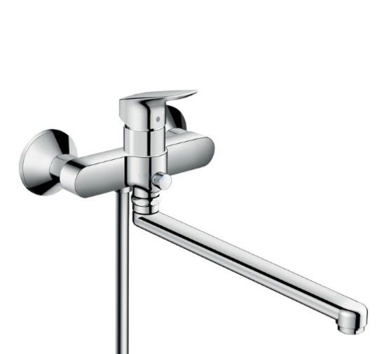 Смеситель для ванны HANSGROHE Logis 71402000 дл. излив