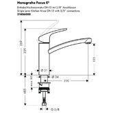 Смеситель для кухни HANSGROHE Focus 31806000