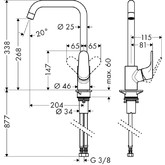 Смеситель для кухни HANSGROHE Focus 31820000