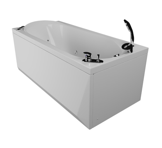 Акриловая ванна Aquatika Unior Basic 150x70 с гидромассажем