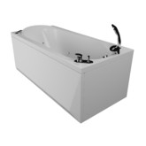 Акриловая ванна Aquatika Unior Basic 150x70 с гидромассажем