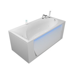 Акриловая ванна Aquatika Kinetika Sensa 170x80 с гидромассажем