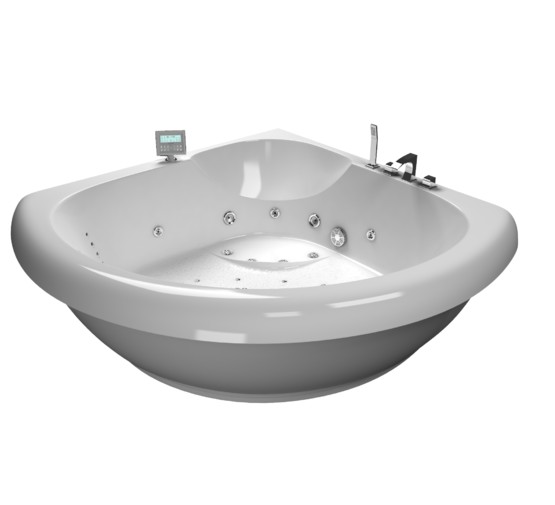 Акриловая ванна Aquatika Sensa 150x150 с гидромассажем