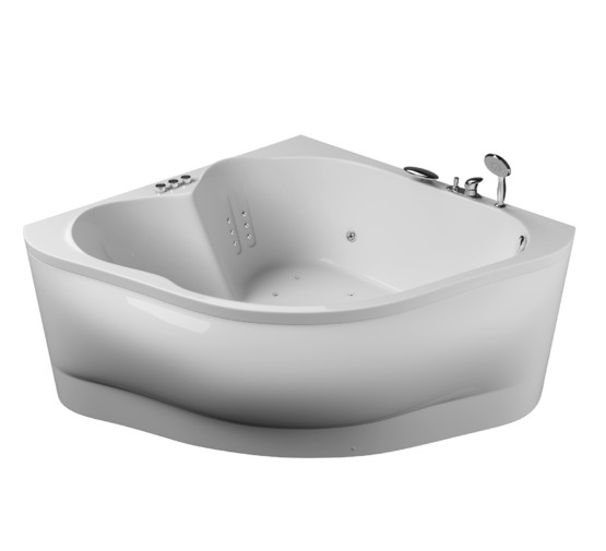 Акриловая ванна Aquatika Matriza Basic 155x155 с гидромассажем