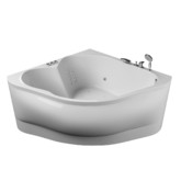 Акриловая ванна Aquatika Matriza Basic 155x155 с гидромассажем