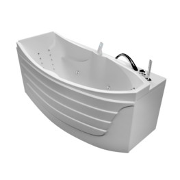 Акриловая ванна Aquatika Avrora Basic 175x80 L с гидромассажем