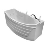 Акриловая ванна Aquatika Avrora Basic 175x80 L с гидромассажем