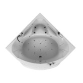 Акриловая ванна Aquatika Maxima Basic 175x175 с гидромассажем