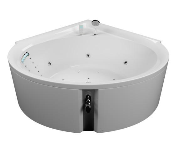 Акриловая ванна Aquatika Opera Basic  168x168 с гидромассажем