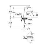 Смеситель для раковины Grohe Concetto 23451001