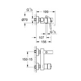 Смеситель для ванны Grohe Concetto 32211001