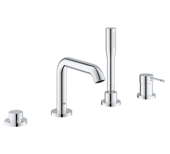 Смеситель на борт ванны GROHE Essence+ 19578001 на 4 отверстия