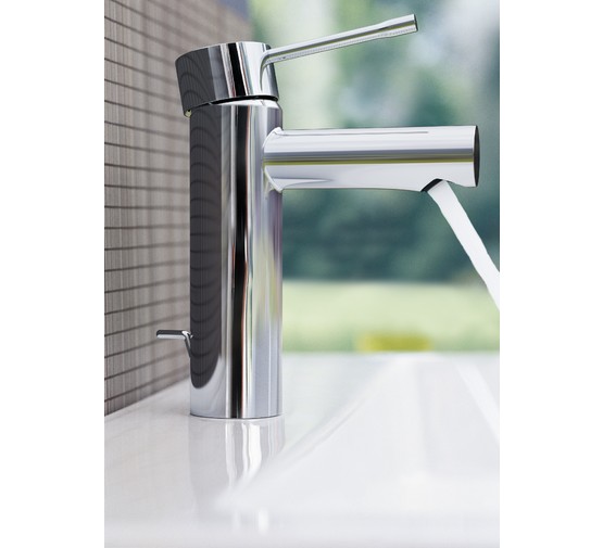 Смеситель для раковины Grohe Essence New 32898001 с донным клапаном