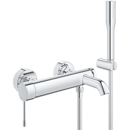 Смеситель для ванны GROHE Essence+ 33628001 с душевым гарнитуром