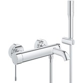 Смеситель для ванны GROHE Essence+ 33628001 с душевым гарнитуром