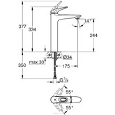 Смеситель для раковины Grohe Eurostyle 23719LS3 