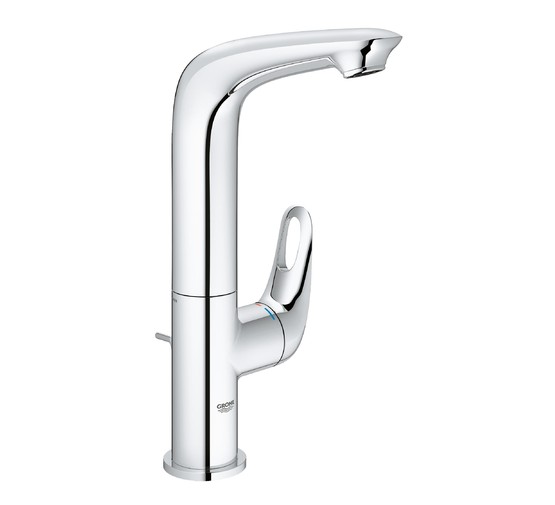 Смеситель для раковины Grohe Eurostyle 2015 23569003 с высоким изливом и донным клапаном