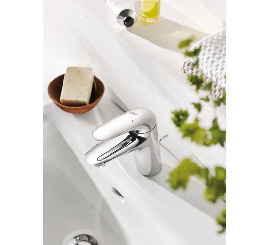 Смеситель для раковины Grohe Eurostyle 2015 Solid 23707003 с донным клапаном