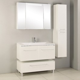Комплект мебели Aquaton Мадрид 100 М 2 ящика белый