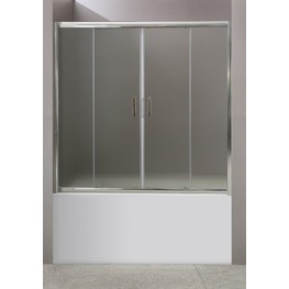 Шторка для ванны BelBagno Uno VF-2-170/145-P 1700x1450 текстур.стекло  