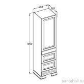 Пенал Opadiris Оникс 49 белый золотая патина