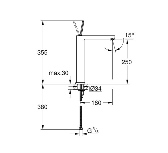 Смеситель для раковины Grohe Eurocube Joy 23661000