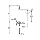 Смеситель для раковины Grohe Eurocube Joy 23661000