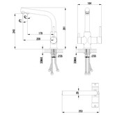 Смеситель для кухни Lemark Comfort LM3061C