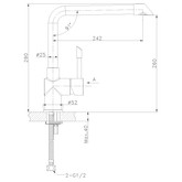 Смеситель для кухни Lemark Expert LM5074S хром матовый