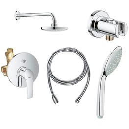 Душевая система Grohe Eurosmart 124440 со смесителем хром