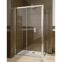 Душевой угол Radaway Premium Plus DWJ+S 1100х800 хром,прозрачное стекло