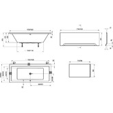 Акриловая ванна Ravak Formy 01 180x80