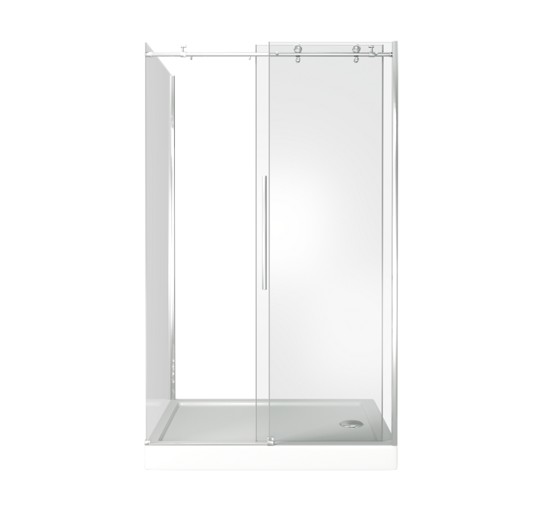 Душевой угол GOOD DOOR Puerta WTWSP-110-80-C-CH 1100x800 хром + прозрачное стекло 