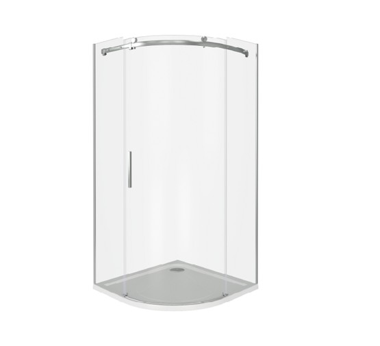 Душевой угол GOOD DOOR Altair R-90-C-CH 900x900  хром + прозрачное стекло 