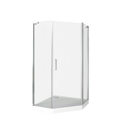 Душевой угол GOOD DOOR Pandora PNT-90-C-CH 900x900  хром + прозрачное стекло 