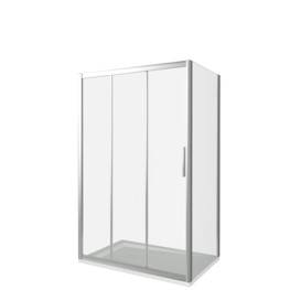 Душевой угол GOOD DOOR Orion WTWSP-100-80-C-CH 1000x800 хром + прозрачное стекло 