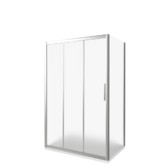 Душевой угол GOOD DOOR Orion WTWSP-110-80-G-CH 1100x800 хром + рифленое стекло 