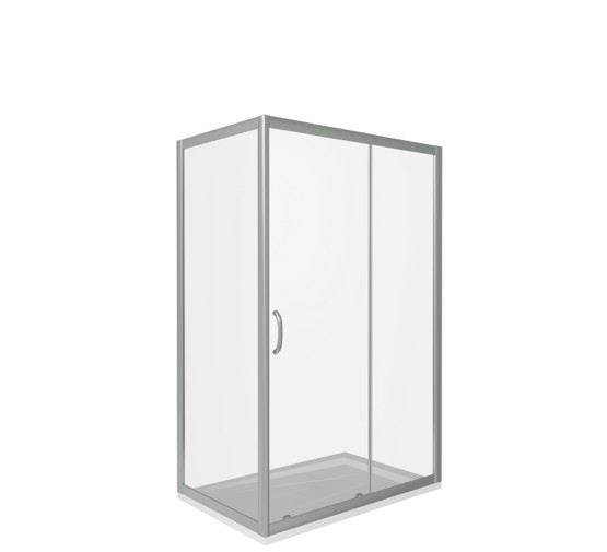 Душевой угол GOOD DOOR Infinity WTWSP-110-80-C-CH 1100x800 хром + прозрачное стекло 