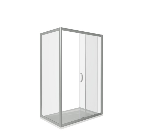 Душевой угол GOOD DOOR Infinity WTWSP-110-80-C-CH 1100x800 хром + прозрачное стекло 