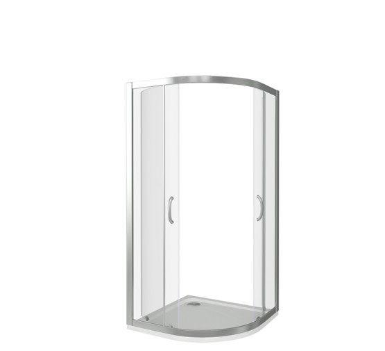 Душевой угол GOOD DOOR Infinity R-120-C-CH 1200x800  хром + прозрачное стекло 