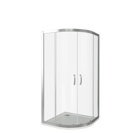 Душевой угол GOOD DOOR Infinity R-80-C-CH 800x800  хром + прозрачное стекло 