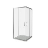 Душевой угол GOOD DOOR Infinity CR-80-C-CH 800x800  хром + прозрачное стекло 