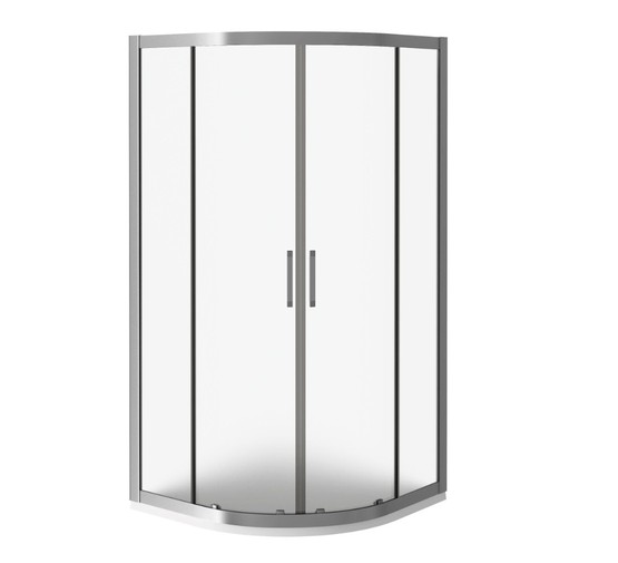 Душевой угол GOOD DOOR Latte R-100-G-WE 1000x1000 белый,рифленое стекло 