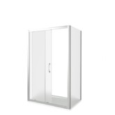 Душевой угол GOOD DOOR Latte WTWSP-110-80-G-WE 1100x800 белый,рифленое стекло 