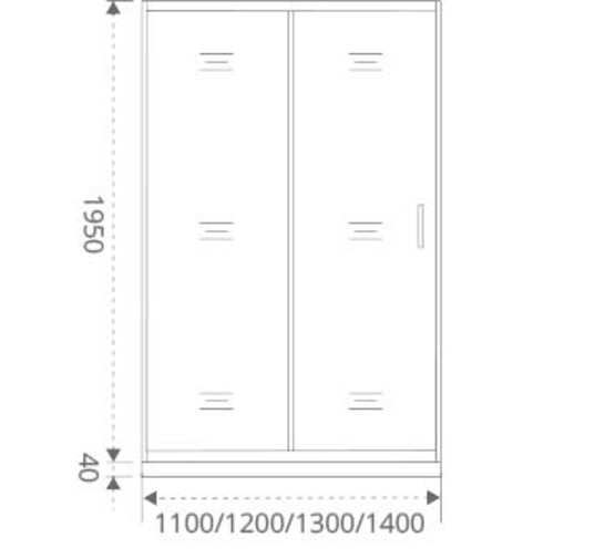 Душевая дверь GOOD DOOR Antares WTW 110 хром, стекло прозрачное